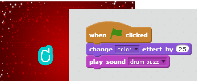 Letter C animation script